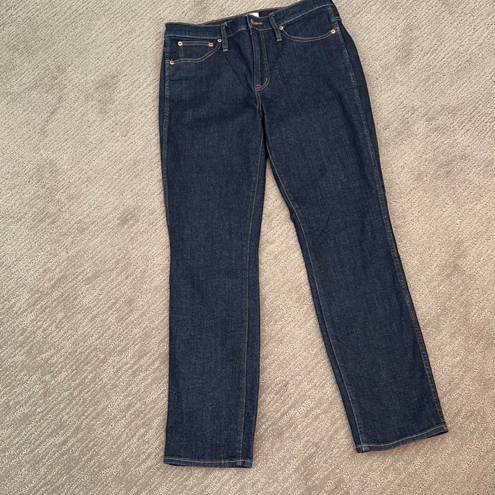 JCrew dark jeans size 30 T .
